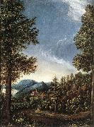 ALTDORFER, Albrecht Danubian Landscape g oil painting